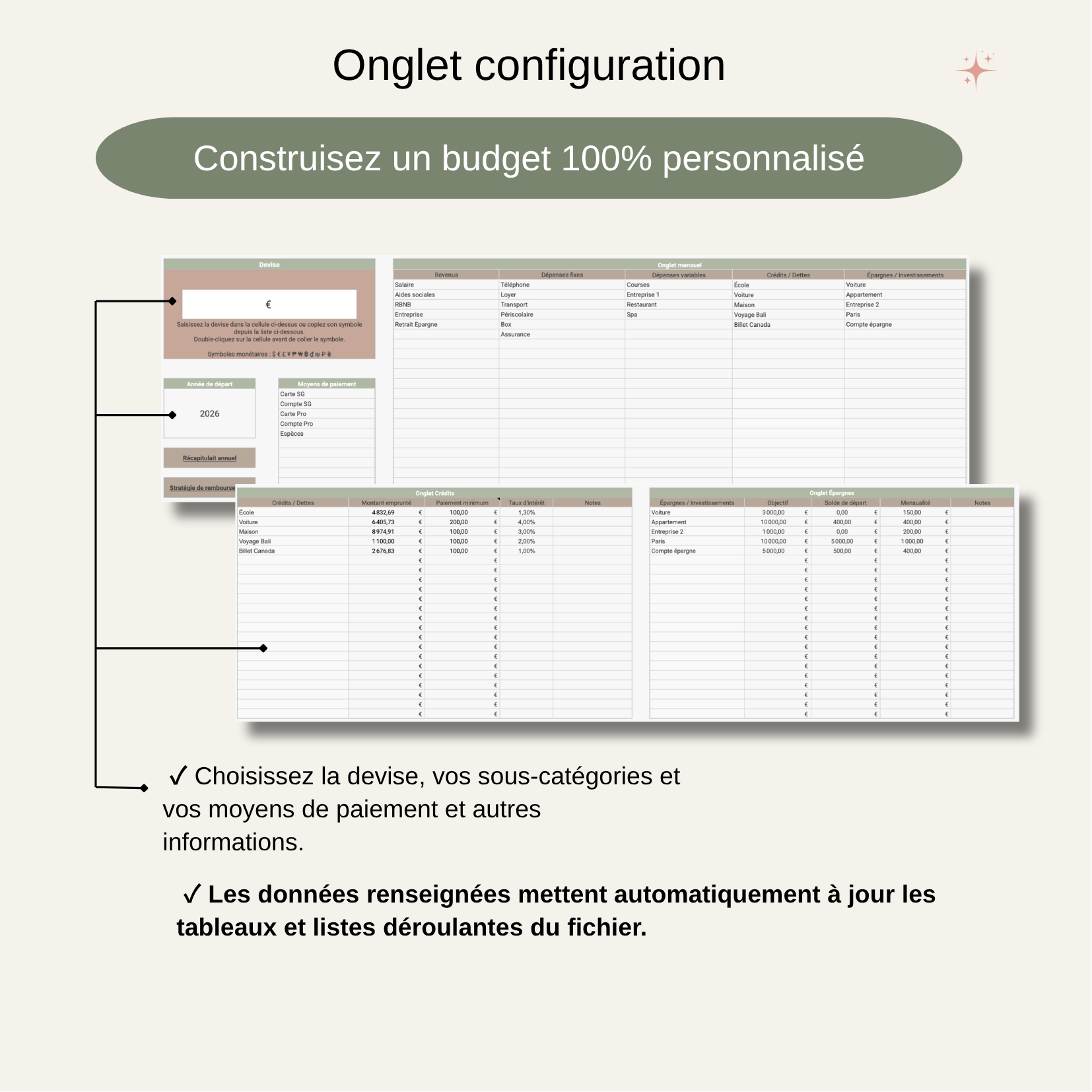 Template Budget Premium | Organisez vos finances simplement