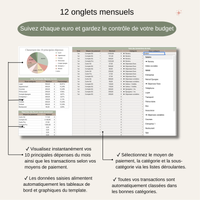 Template Budget Premium | Organisez vos finances simplement